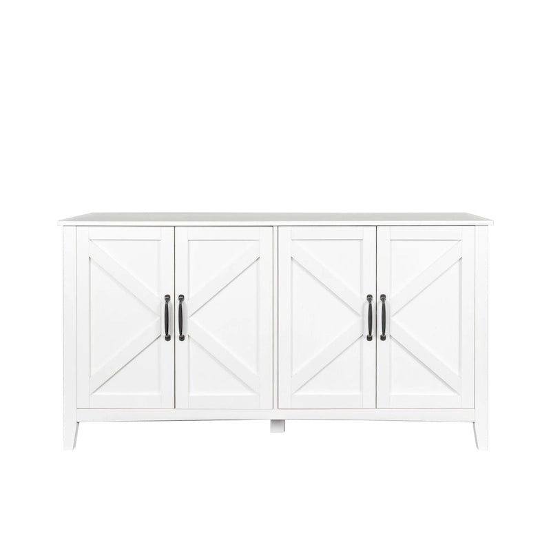 59.06 Modern TV Stand with Doors & Shelves