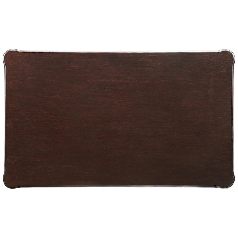 Espresso Coffee Table with Turned Legs