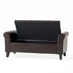Hayes Armed Storage Bench