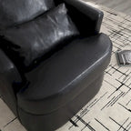 Swivel Barrel Chair, Comfy Round Accent Sofa Chair for Living Room, 360 Degree Swivel Barrel Club Chair, Leisure Arm Chair