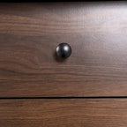 63 Mid Century TV Stand with 2 Cabinets& Open Compartments, Entertainment Center for TVs up to 70, Television Console