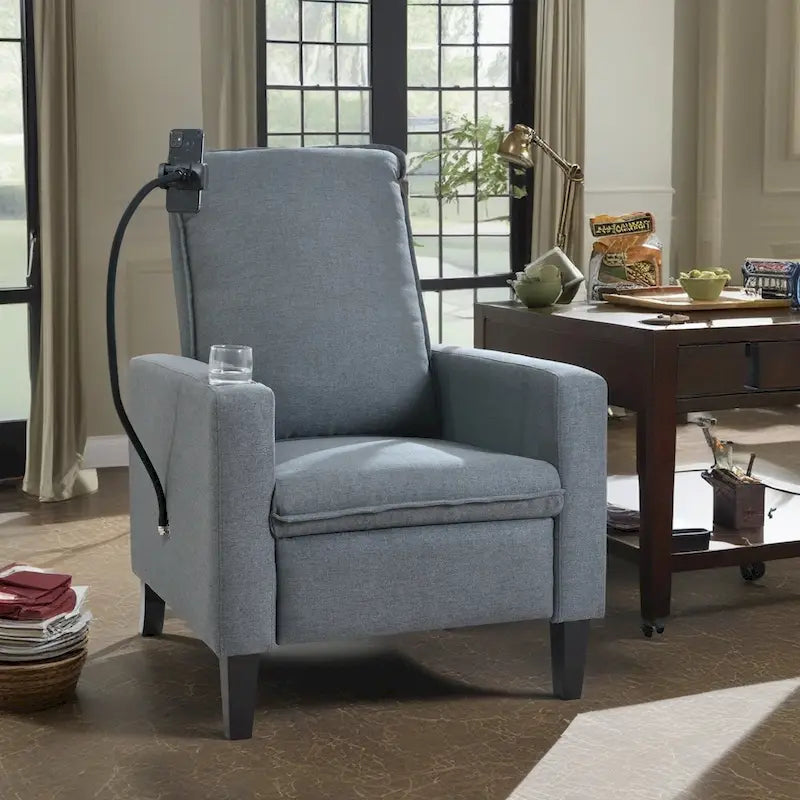 Christopher Knight Home - Mason Adjustable Recliner Sofa with Cup Holder and Convenient Storage