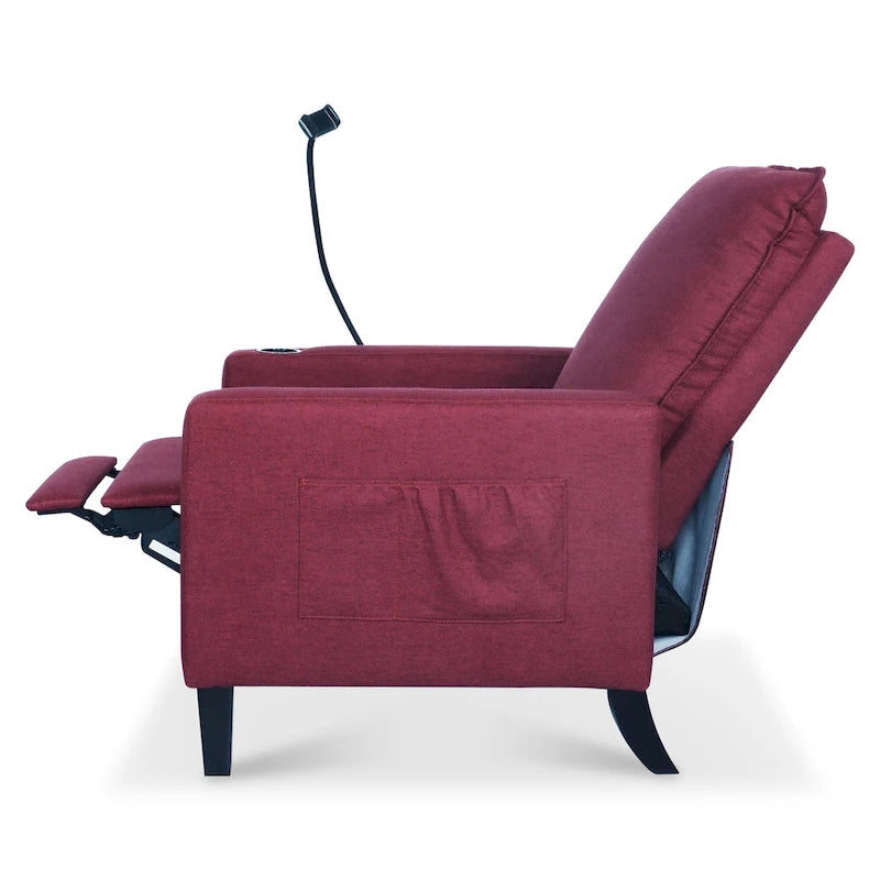 Christopher Knight Home - Mason Adjustable Recliner Sofa with Cup Holder and Convenient Storage