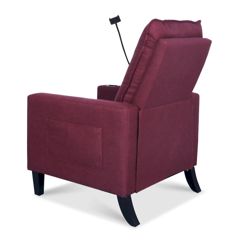 Christopher Knight Home - Mason Adjustable Recliner Sofa with Cup Holder and Convenient Storage