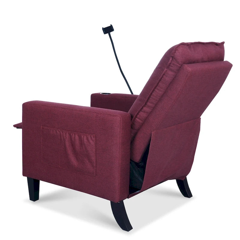 Christopher Knight Home - Mason Adjustable Recliner Sofa with Cup Holder and Convenient Storage