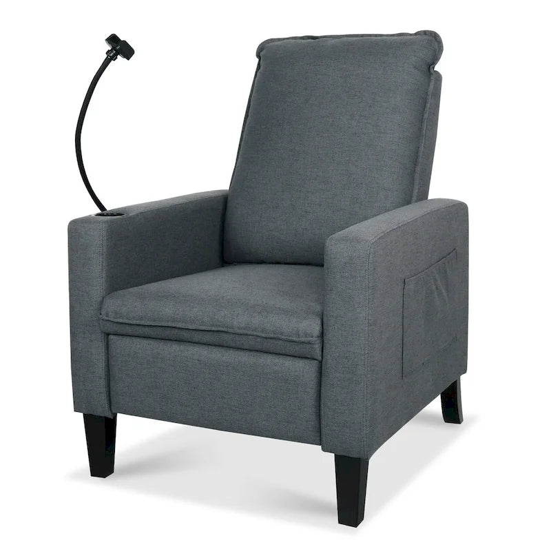 Christopher Knight Home - Mason Adjustable Recliner Sofa with Cup Holder and Convenient Storage