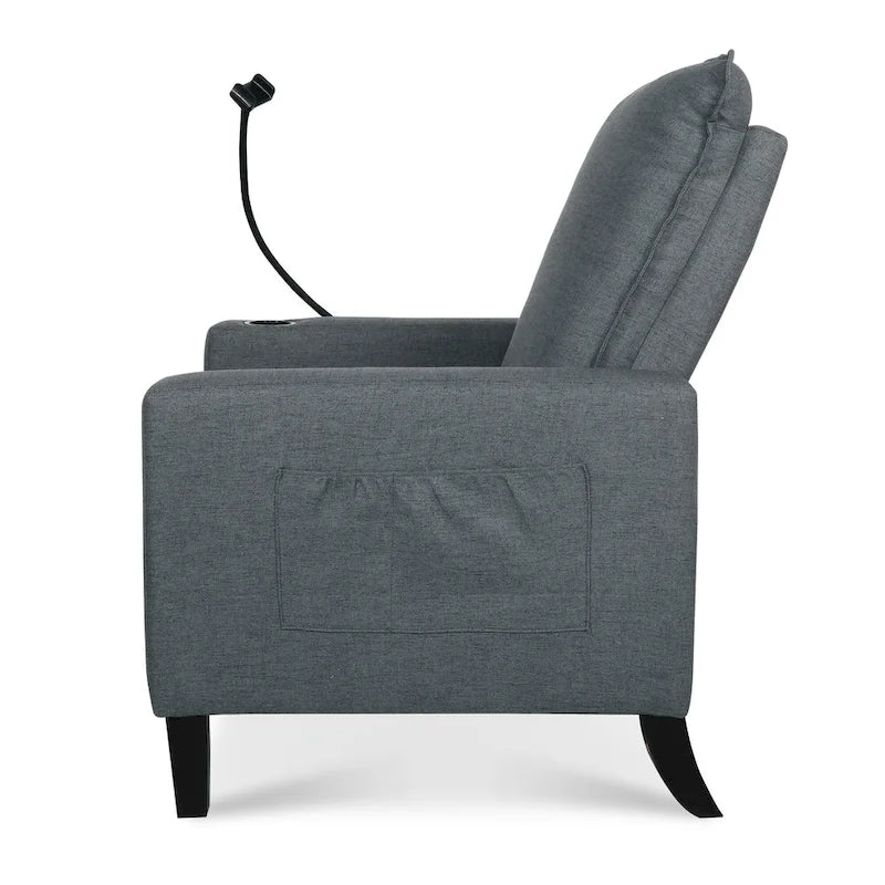 Christopher Knight Home - Mason Adjustable Recliner Sofa with Cup Holder and Convenient Storage