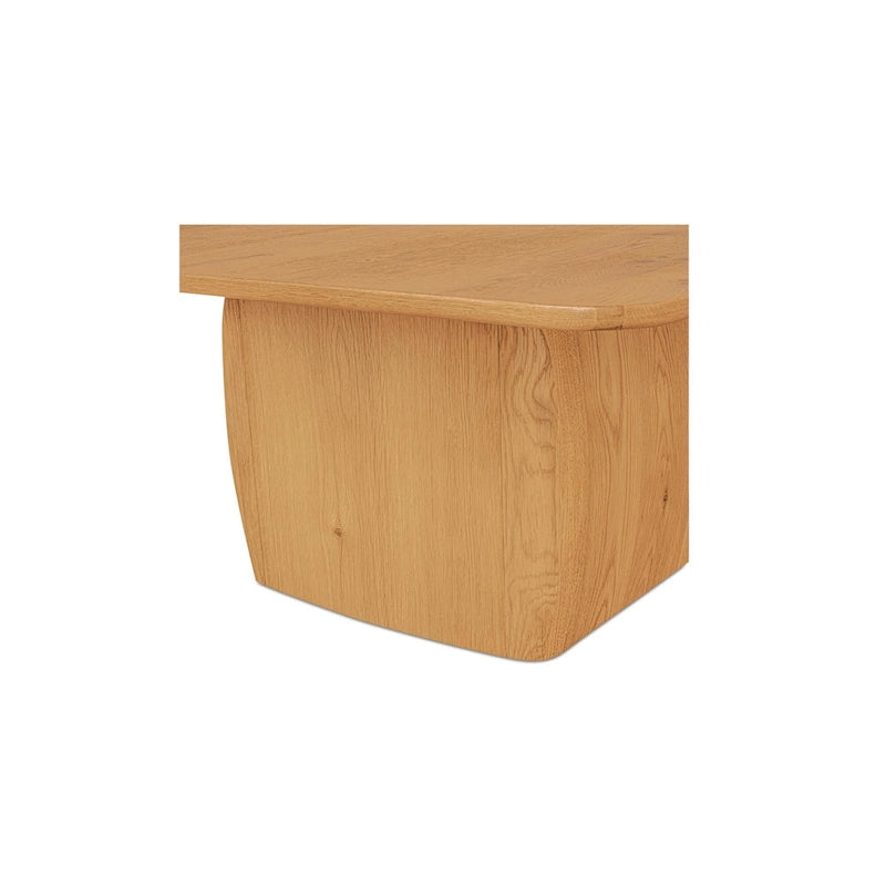 NADAAL STUDIOS Octavian, Rectangular Coffee Table With Round Corners - 55W x36D x17H