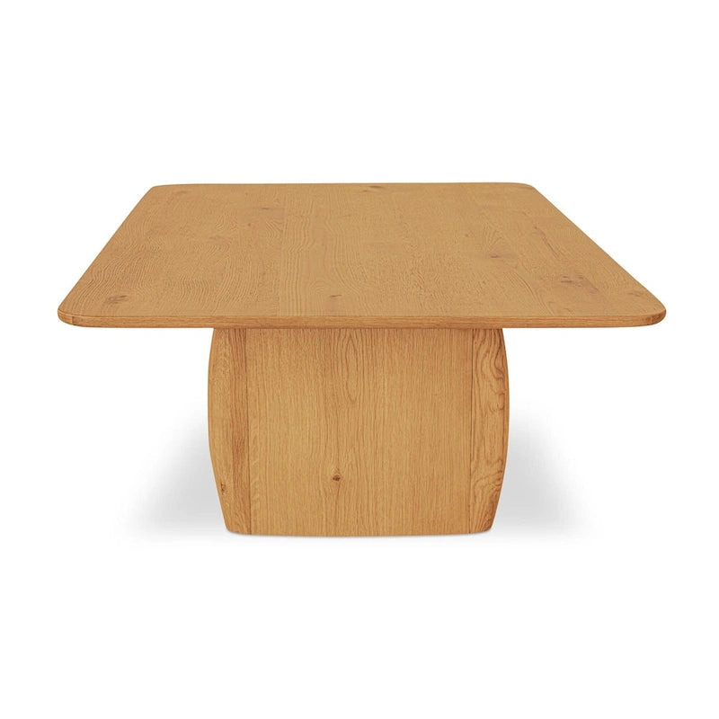 NADAAL STUDIOS Octavian, Rectangular Coffee Table With Round Corners - 55W x36D x17H