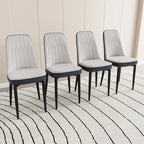 Set Of 4 Dining Chair with Metal Leg
