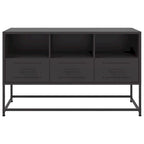 vidaXL TV Stand Entertainment Center Media Unit Living Room Furniture Steel - 15.4 x 39.6 x 23.8