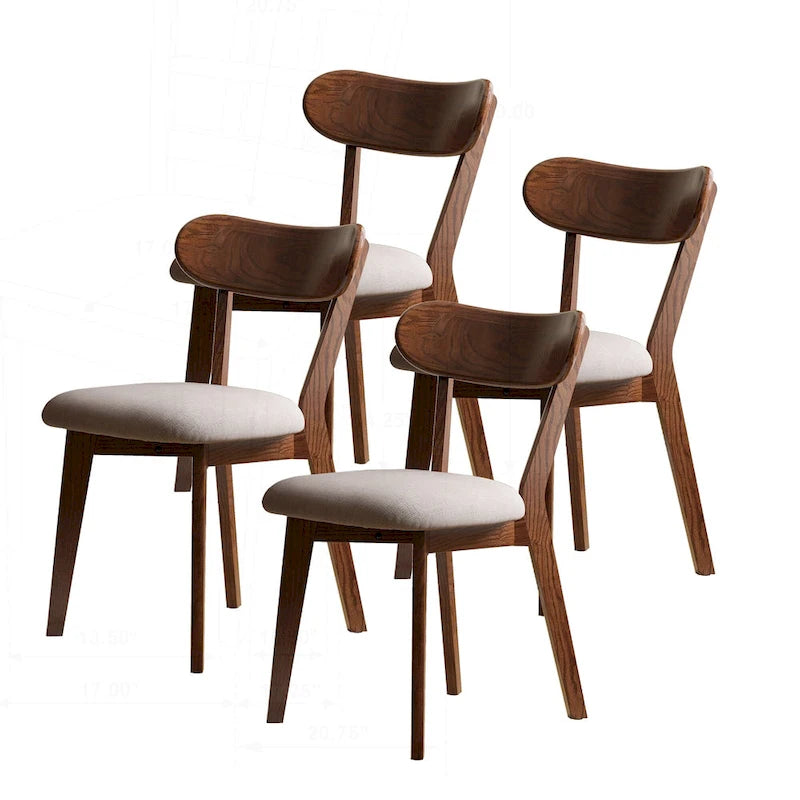 Premium Solid Wood Dining Chair with Exceptional Craftsmanship for Comfortable Seating