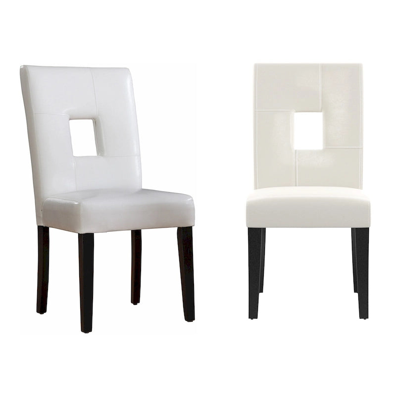 Brda Keyhole Back Dining Chairs (Set of 2)