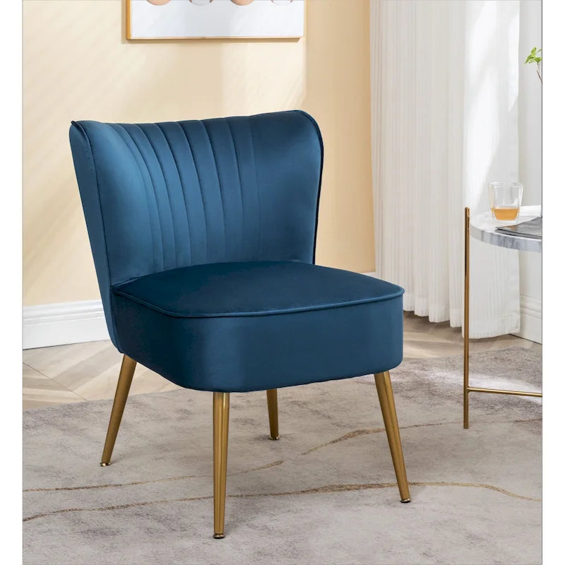 Us Pride Furniture Sauter 23.2 Wide Mid-Century Modern Microfiber Accent Chair