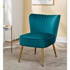 Us Pride Furniture Sauter 23.2 Wide Mid-Century Modern Microfiber Accent Chair