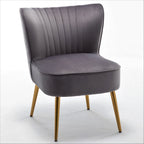 Us Pride Furniture Sauter 23.2 Wide Mid-Century Modern Microfiber Accent Chair