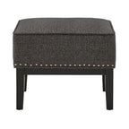 Capella Highback Wing Lounge Chair with Footstool by iNSPIRE Q Artisan