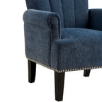 Accent Rivet Tufted Polyester Armchair
