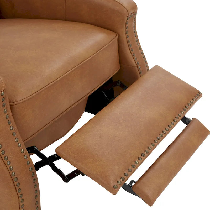 Julian Faux Leather Push Back Recliner by Greyson Living