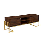 Middlebrook Contemporary Metal-Base 2-Drawer TV Stand
