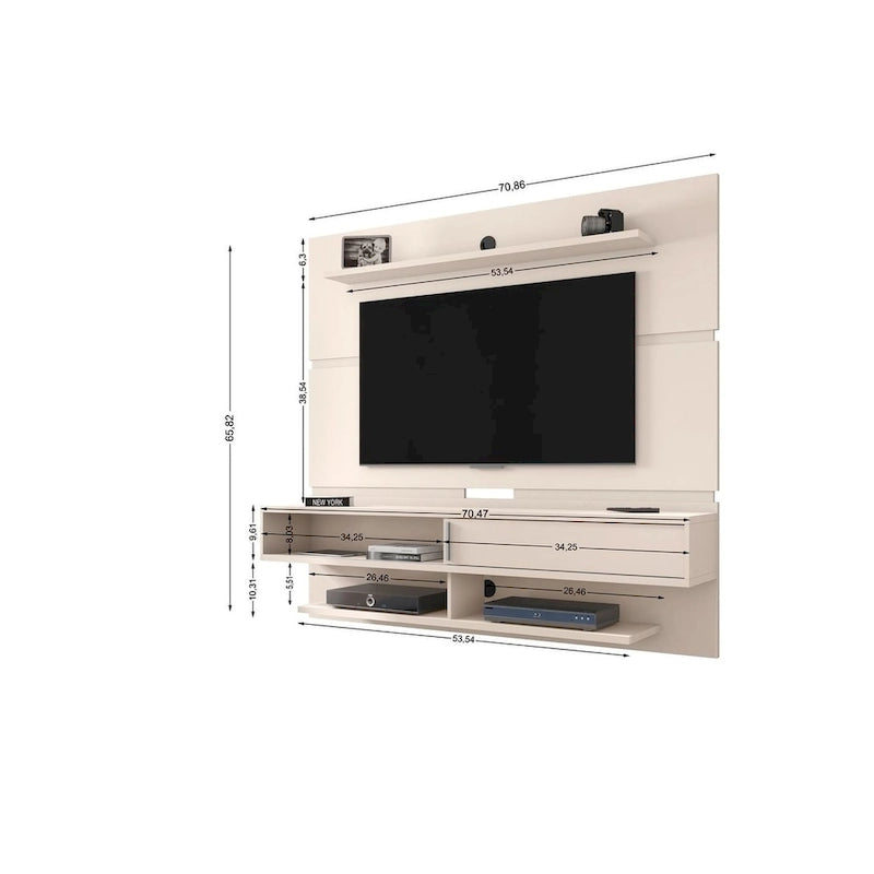 Carbon Loft McNeil Floating Entertainment Center with Shelves