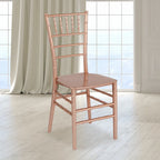 Resin Stackable Chiavari Chair - 15W x 18.75D x 35H - 15W x 18.75D x 35H