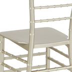 Resin Stackable Chiavari Chair - 15W x 18.75D x 35H - 15W x 18.75D x 35H