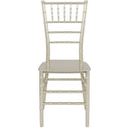 Resin Stackable Chiavari Chair - 15W x 18.75D x 35H - 15W x 18.75D x 35H