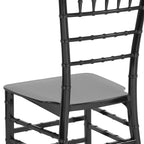 Resin Stackable Chiavari Chair - 15W x 18.75D x 35H - 15W x 18.75D x 35H