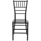 Resin Stackable Chiavari Chair - 15W x 18.75D x 35H - 15W x 18.75D x 35H