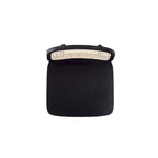 Manhattan Comfort Versailles Square Dining Chair in Black and Natural Cane - Set of 2