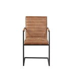 Vendrie Modern Metal Upholstered Dining Chairs by Furniture of America (Set of 2)