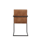 Vendrie Modern Metal Upholstered Dining Chairs by Furniture of America (Set of 2)