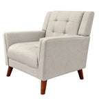 Candace Mid-century Modern Armchair by Christopher Knight Home - 32.28W x 31.50L x 32.68H