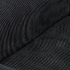 143 inch Sofa Couch- Deep Seat Sofa with 5 Pillows, 3 Seater Couch with Corduroy Fabric, Modern Sofas for Living Room