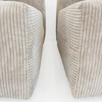 143 inch Sofa Couch- Deep Seat Sofa with 5 Pillows, 3 Seater Couch with Corduroy Fabric, Modern Sofas for Living Room