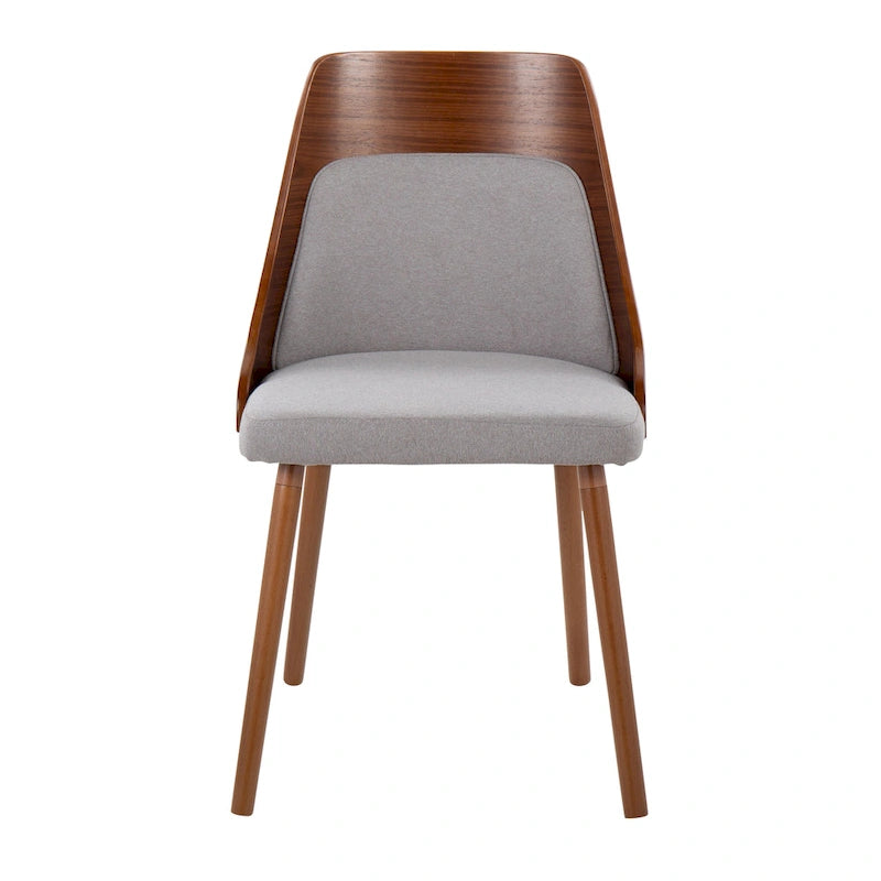 Carson Carrington Vallemala Mid-Century Chair with Tapered Wood Legs - Set of 2