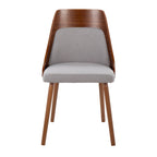 Carson Carrington Vallemala Mid-Century Chair with Tapered Wood Legs - Set of 2