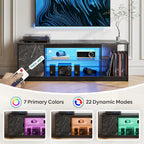 Modern TV Stand for up to 65 TVs Gaming Entertainment Center with Adjustable Shelves for PS5 - 58 inches