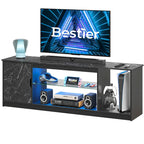 Modern TV Stand for up to 65 TVs Gaming Entertainment Center with Adjustable Shelves for PS5 - 58 inches