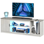 Modern TV Stand for up to 65 TVs Gaming Entertainment Center with Adjustable Shelves for PS5 - 58 inches