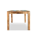Timbergirl Suman Rustic Multicolor Dining Table - Multi