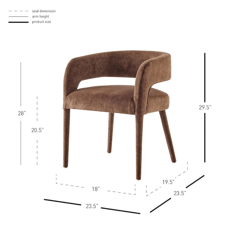 Lauryn Velvet Dining Side Chair