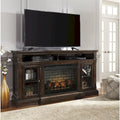 Roddinton 74 TV Stand with Electric Fireplace
