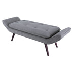 Newcastle Fabric Tufted Bench