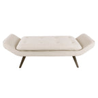 Newcastle Fabric Tufted Bench