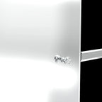 59 Media Console Mirrored Diamond Tv Stand