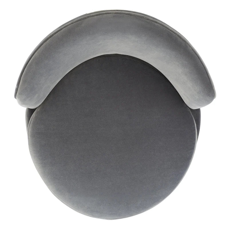 SAFAVIEH Couture Ginetta Swivel Accent Chair - 24 W x 26.8 L x 26 H - 24Wx27Dx26H