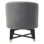 SAFAVIEH Couture Ginetta Swivel Accent Chair - 24 W x 26.8 L x 26 H - 24Wx27Dx26H