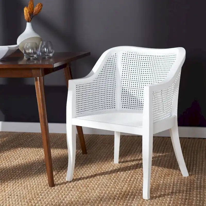SAFAVIEH Olar Cane Dining Chair - 23.6 x 23.8 x 32.7 - 24Wx24Dx33H